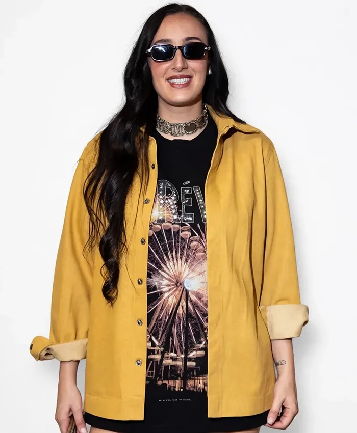 Marina Mabrey All-Star Weekend Mustard Jacket Marina Mabrey All-Star Weekend Mustard Jacket