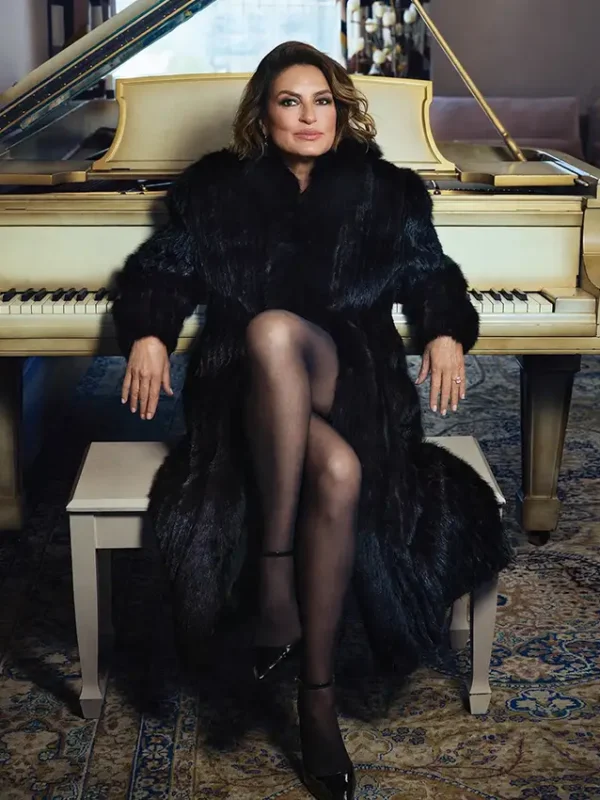 Mariska Hargitay Magazine Variety Fur Coat
