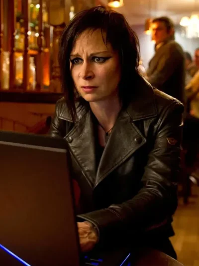 Mary Lynn Rajskub 24 Live Another Day S09 Leather Jacket