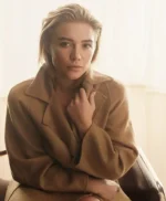 Max Mara Le Parfum Florence Pugh Wool Coat