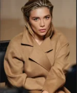 Max Mara Le Parfum Florence Pugh Wool Coat