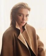Max Mara Le Parfum Florence Pugh Wool Coat