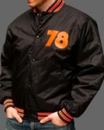 Men’s Halloween 78 Black Bomber Nylon Jacket