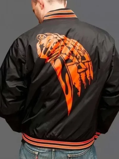 Men’s Halloween 78 Black Bomber Nylon Jacket