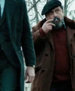 Money Heist Moscú Brown Leather Coat