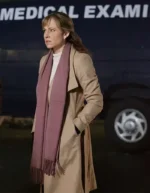 Nikki Deloach Curious Caterer Grilling Season 2023 Coat