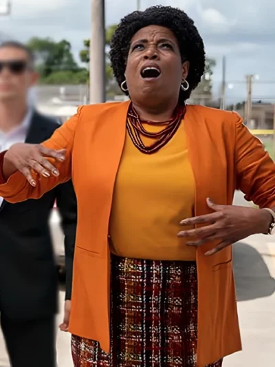 Norah Ellington Filthy Rich Orange Coat