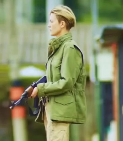 Oksana Orlan Dominique 2024 Green Jacket