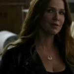 Poppy Montgomery Unforgettable S04 Black Leather Jacket