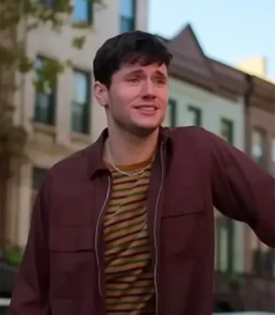 Problemista 2023 James Scully Maroon Cotton Jacket