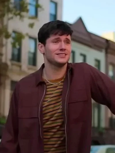 Problemista 2023 James Scully Maroon Cotton Jacket