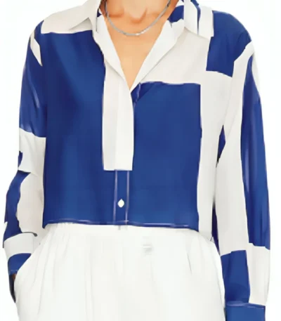 The Neighborhood S07 Tichina Arnold Blue Shirt