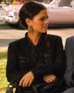Rachel Bilson Hart of Dixie S03 Black Leather Jacket