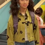Raven’s Home S06 Ivy Chen Green Floral Jacket