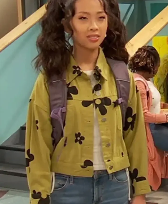 Raven’s Home S06 Ivy Chen Green Floral Jacket Raven’s Home S06 Ivy Chen Green Floral Jacket