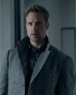 Reacher S02 David O’Donnell Grey Wool Coat