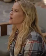 Reese Witherspoon The Morning Show S03 Plaid Shirt