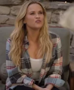 Reese Witherspoon The Morning Show S03 Plaid Shirt