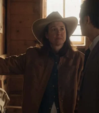Robin Weigert Tokyo Cowboy 2024 Brown Jacket