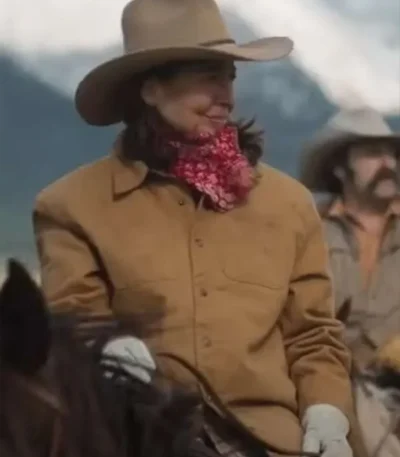 Robin Weigert Tokyo Cowboy 2024 Brown Jacket