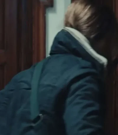 Rose Reid Surprised By Oxford Black Jacket