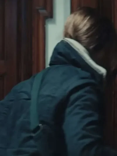 Rose Reid Surprised By Oxford Black Jacket