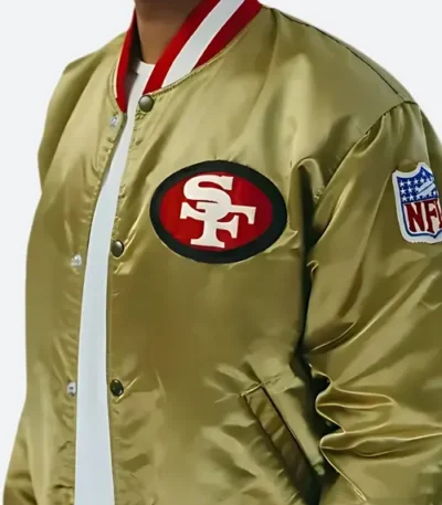 San Francisco 49ers Gold Varsity Jacket