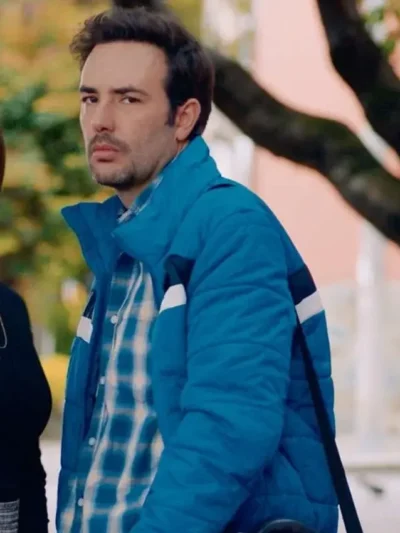 Until Money Do Us Part Rafael Mendez Blue Puffer Jacket