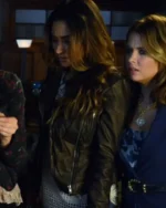 Shay Mitchell Pretty Little Liars S04 Brown Leather Jacket