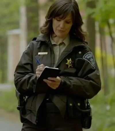 Sheriff Karen Morgan Bitten Brown Jacket