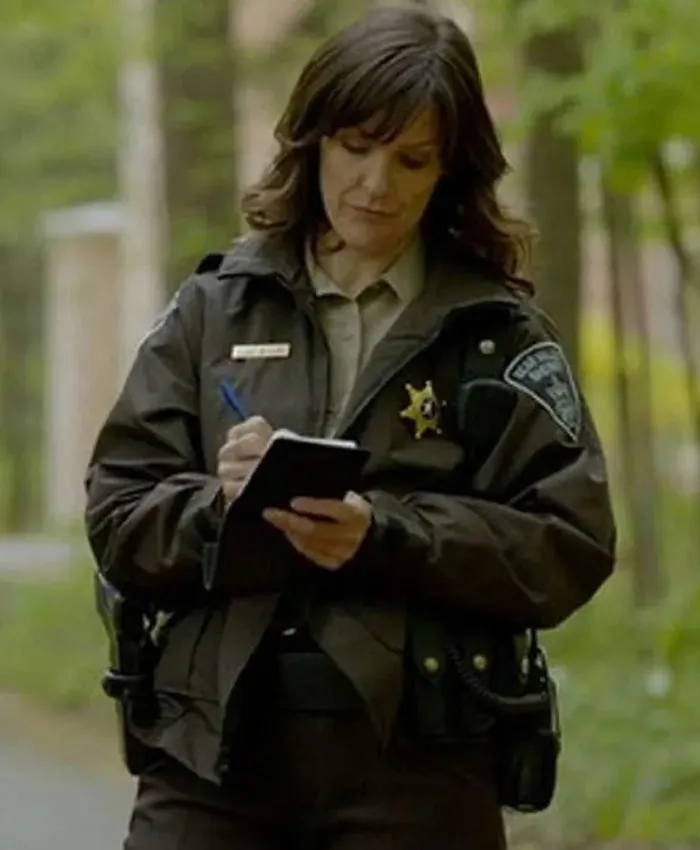 Sheriff Karen Morgan Bitten Brown Jacket Sheriff Karen Morgan Bitten Brown Jacket