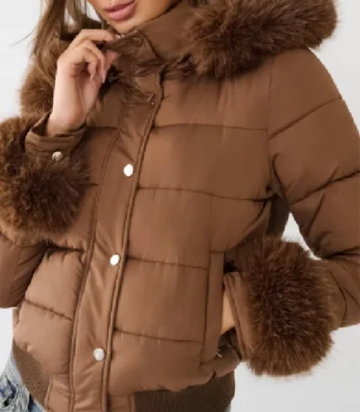 Sherry Dope Thief S01 Fur Quilted Jacket