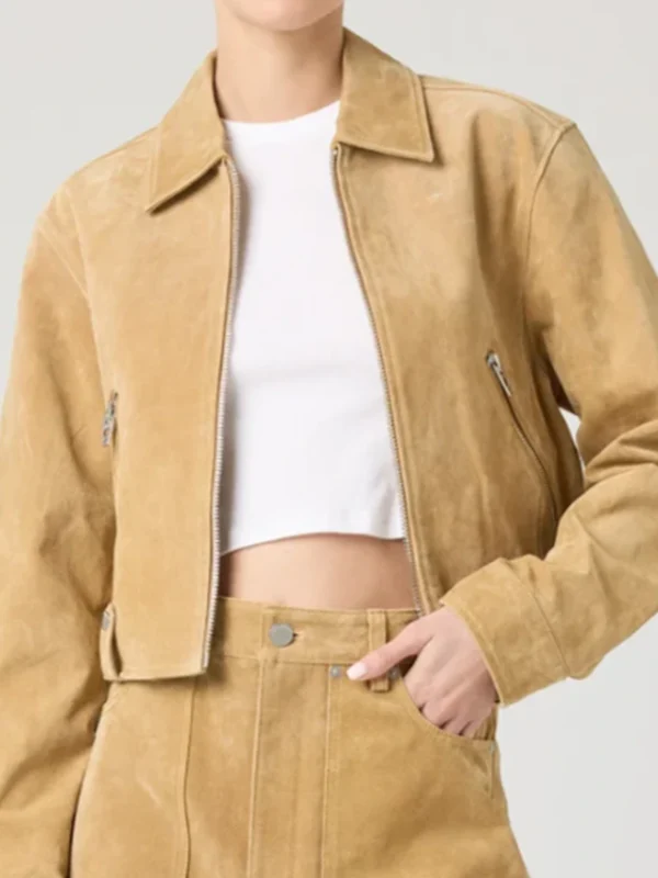Sheryll Barnes FBI Most Wanted S06 Brown Suede Jacket