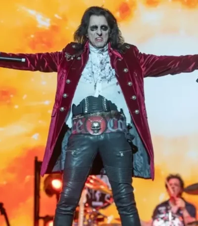 Alice Cooper Hollywood Vampires Velvet Coat