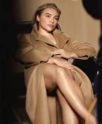 Max Mara Le Parfum Florence Pugh Wool Coat