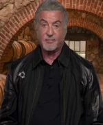 Sylvester Stallone Tulsa King S03 Black Jacket