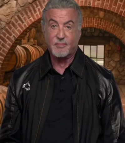 Sylvester Stallone Tulsa King S03 Black Jacket