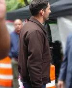 Tom Ellis CIA S01 Brown Bomber Jacket
