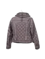 Vanessa Scalera My Family S01 Grey Quilted Jacket