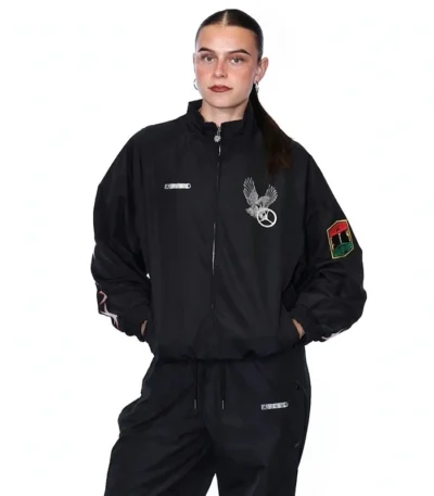 WNBA Gabriela Jaquez Free The Youth Black Track Jacket