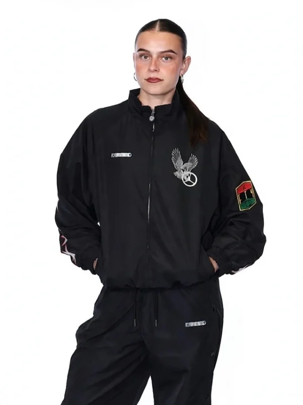 WNBA Gabriela Jaquez Free The Youth Black Track Jacket