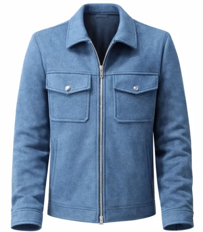 Simu Liu The Copenhagen Test Blue Jacket