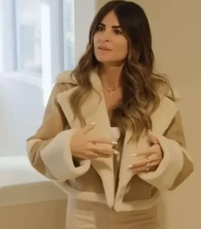 Sin City Rehab Alison Victoria Shearling Leather Jacket