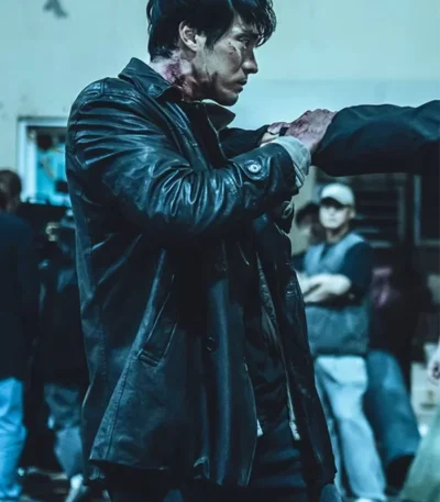 So Ji-Seob Mercy for None S01 Black Leather Coat