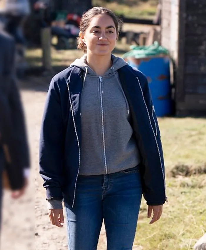 Sofia Barclay Lynley S01 Blue Bomber Jacket Sofia Barclay Lynley S01 Blue Bomber Jacket