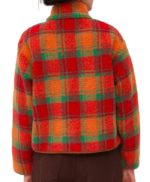 Teenage Vampire Sophie Plaid Teddy Jacket