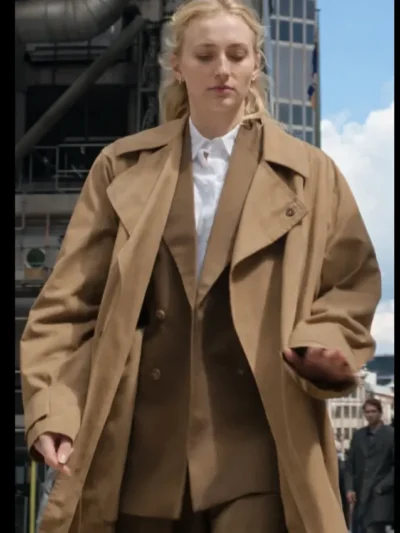 Steal 2026 Sophie Turner Trench Coat