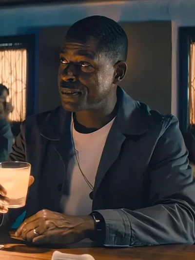 Sterling K. Brown Paradise Grey Cotton Jacket