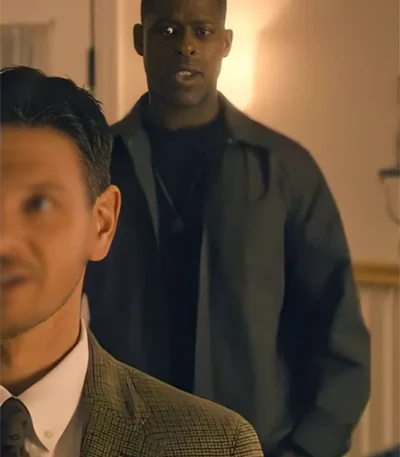 Sterling K. Brown Paradise Grey Cotton Jacket