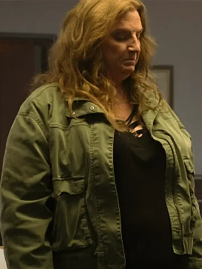 Stout Mayor of Kingstown S03 Green Crop Bomber Jacket
